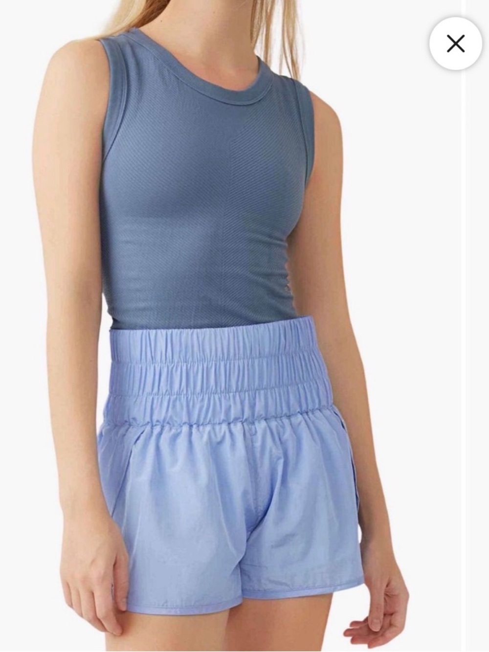 NWT FP Movement Free Throw Tank in Vintage Indigo Size XL